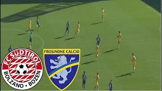 FC Südtirol 11 Frosinone Match Highlights  Serie B 20242025 [upl. by Ilrebmik645]