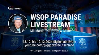 WSOP Paradise  Super MainEvent  50 Millionen GTD  Flight C [upl. by Hightower]