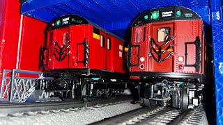 MTH Subway NYCT IRT Redbird R26 6 Local Train Ride with Redbird R21 5 Express Train Action [upl. by Eeloj473]