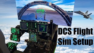 DCS Flight Sim Setup WinWing  VP Rhino FFB  Monstertech [upl. by Nyltyak]