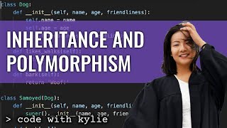 InheritancePolymorphism in Object Oriented Programming  Python for Beginners  Code with Kylie 10 [upl. by Yahsal848]