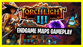 Torchlight 3 Endgame Maps Torchlight III Map Gameplay Early Access Game [upl. by Dnomasor]