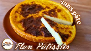 Flan Pâtissier sans Pâte Recette Facile [upl. by Adiaz88]