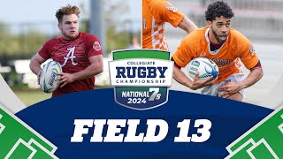 2024 Collegiate Rugby Championship  Field 13  Day 1  Session 2 [upl. by Danni]