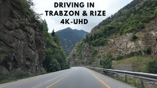 TURKEY Driving Tour of Trabzon amp Rize 4K Ultra HD60 fps [upl. by Yeorgi652]