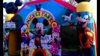 Schererville Indiana Mickey Mouse Bounce House [upl. by Abekam468]