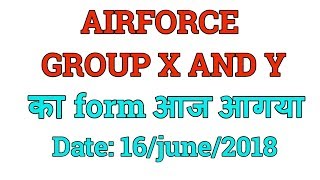 AIRFORCE GROUP X AND Y 2nd FORM 2019 RECRUITMENT [upl. by Ikeda346]