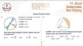 11Sınıf Meb Kazanım Testi17 [upl. by Lesslie]