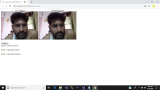 HOW TO USE WEBCAM OR LAPTOP FRONT CAMERA TO CAPTURE IN ASPNET AND C [upl. by Mccreery]