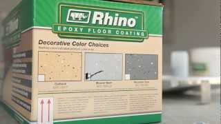 Rhino Linings Epoxy Garage Floor Coating [upl. by Deroo]