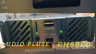 AUDIO PLUSE CH8000 POWER AMPLIFIER LOAD TEST [upl. by Annodahs]