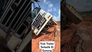 Truk Trailer Di Gunungshortsshortherichanneltrending viralanimasimobiltruktrailerbus truck [upl. by Gannie218]