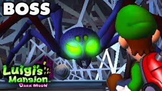 Luigis Mansion Dark Moon  Gloomy Manor  Confront the Source Boss Fight Nintendo 3DS [upl. by Anhaj]