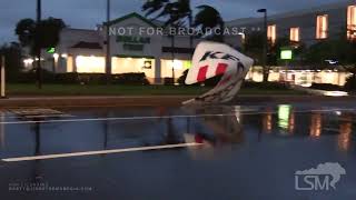 10092024 Bradenton FL  Waves Crashing Power Flashes Storm Damage Flooding [upl. by Megargee]