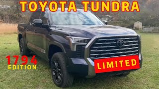 2024 TOYOTA TUNDRA 1794 LIMITED EDITION [upl. by Luaped]