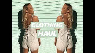 CLOTHING HAUL  TRY ON [upl. by Aihsened368]