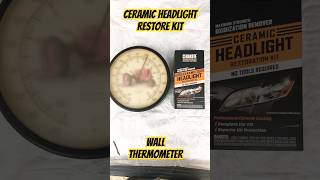 Wall Thermometer gets a clear view with a headlight renewal kit [upl. by Anelac]