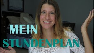 Mein STUNDENPLAN I Auslandsjahr USA 201718 [upl. by Larrisa]