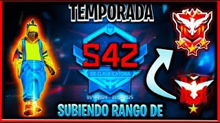 🔴🚀SUBIENDO DE RANGO CON SUBS🔥🔴TEMPORADA 42 BR CLASIFICATORIA⭐️ FREE FIRE  🔴🚀🎯� [upl. by Wickman]