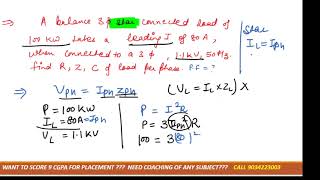 three phase ac circuit star based problem [upl. by Ahsitahs]