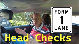 057 How To Pass NSW Driving Test Form 1 Lane Head Checks [upl. by Caritta]