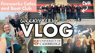 Cambridge Week in the Life ✨  Cafes ☕️ Fireworks 🎆 Rowing 🚣 [upl. by Atiniv]