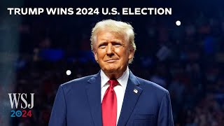 How Trump Defeated Harris for President Key Election Campaign Moments  WSJ [upl. by Anaujahs899]