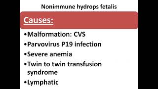 hydrops fetalis 2 [upl. by Yetah]