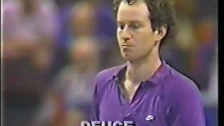 Boris Becker vs McEnroe Final  Atlanta 1986  0911 [upl. by Tsyhtema]