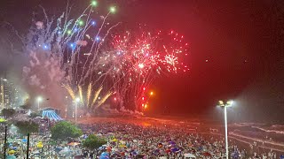 Réveillon Guarapari ES 2024 na Praia do Morro [upl. by Spevek]