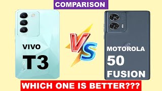 Vivo T3 Vs Motorola Edge 50 Fusion  Spec Review ⚡ [upl. by Finkelstein]