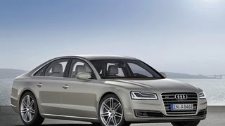 2013 Frankfurt Motor Show Audi A8 Facelift Revealed [upl. by Ayita848]