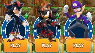 Shadow vs Warrior Shadow New Event Character vs Waluigi from Super Mario vs All Bosses Zazz Eggman [upl. by Gulgee]