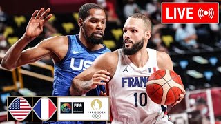 LIVE USA vs FRANCE  GOLD MEDAL GAME  Mens Basketball  Paris 2024  Aug 10 2024  NBA 2K24 [upl. by Bate]