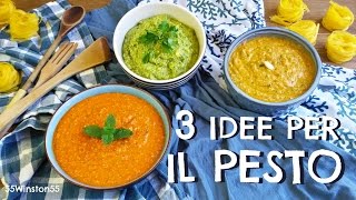 3 Idee per Pesto di Verdure ❤️ Pesto di Peperoni ❤️ Pesto di Zucchine ❤️ Pesto di Pomodorini [upl. by Jaddan]