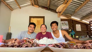 MUKBANG ADOBONG PUSIT [upl. by Stephanie]