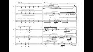 Brian Ferneyhough  Liber Scintillarum 2012 Score video [upl. by Garap]