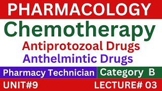 Antiprotozoal Drugs Anthelmintic Drugs  Antifungal Drugs  Pharmacology [upl. by Dougall759]