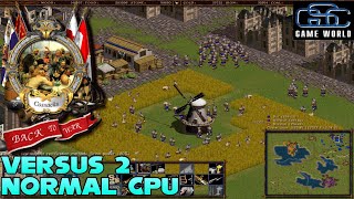 Cossacks Back To War PC 2002  Versus 2 Normal CPU [upl. by Ankney]