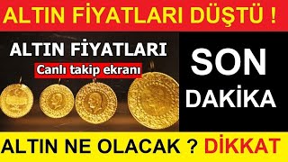 1 ARALIK 2023 ALTIN FİYATLARI BUGÜN NE KADAR GRAM ALTIN ÇEYREK ALTIN YARIM TAM ALTIN FİYATLARI [upl. by Enelrak]