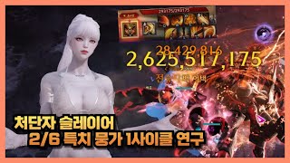 Lost Ark 처단자 신빌드 연구 26 특치 뭉가 1사이클 [upl. by Ahsetan]