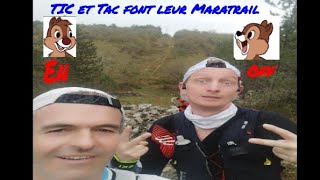 TIC et Tac font leur quotcasiquot Maratrail 40km 1800D😁🏃 [upl. by Lathan]