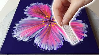 697 Incredible way to paint beautiful petals  Easy Painting ideas  Designer Gemma77 [upl. by Brebner]