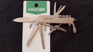 Kayoba Swiss Army Style 12 In 1 MultiTool [upl. by Lamb976]