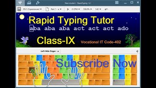 Rapid Typing Tutor for beginner [upl. by Demakis]