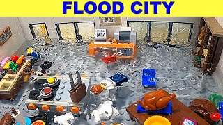 LEGO FLOOD CITY  Full ACTION Disaster  DAM Collapse  ep 55 [upl. by Christmas]