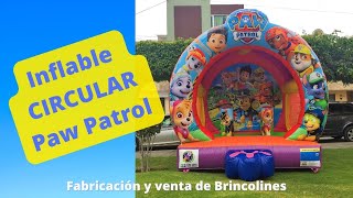 ✅ Juego INFLABLE Paw Patrol Circular  👍🏼 VENTA de brincolines inflables [upl. by Fellows]