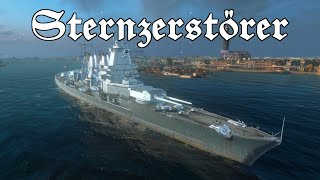 World of Warships Blitz  German Battlecruiser quotZietenquot review [upl. by Aleb806]