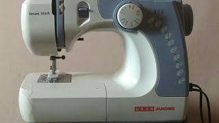 USHA JANOME DREAM STITCH SEWING MACHINE DETAILS [upl. by Armilla756]