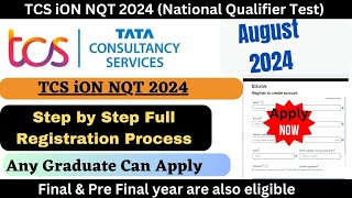 TCS NQT August 2024  TCS NQT For Any Graduates  TCS NQT Full Detail In One Video [upl. by Flanna]